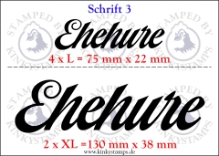 Temporäres Klebetattoo – „Ehehure“