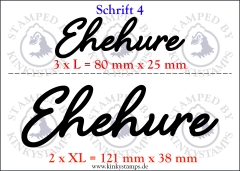 Temporäres Klebetattoo – „Ehehure“