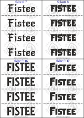 Temporäres Klebetattoo – „Fistee“