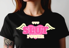 DTF Bügelmotiv Slut Power