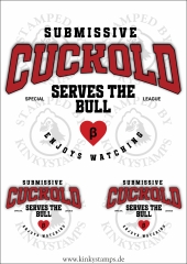 DTF-Transfermotiv „Cuckold – Submissive League“