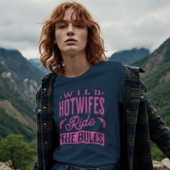 DTF-Bügelfolie - Wild Hotwifes ride the Bulls -