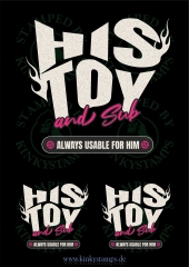 DTF-Bügelfolie - His Toy -