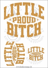 DTF-Bügelfolie -Little proud bitch -