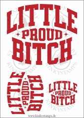 DTF-Bügelfolie -Little proud bitch -
