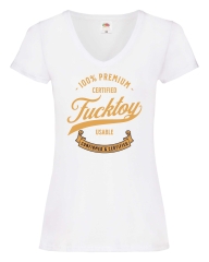 Damen T-Shirts V Ausschnitt - Fucktoy -