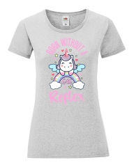 Damen T-Shirt rund Ausschnitt - Born without a gag reflex -