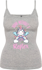 Damen Top mit Träger - Born without a gag reflex -