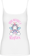 Damen Top mit Träger - Born without a gag reflex -