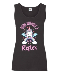 Damen Tanktop - Born without a gag reflex -