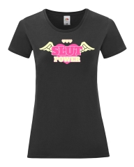 Damen T-Shirt rund Ausschnitt - Slut Power -