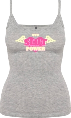 Damen Top mit Träger - Slut Power -
