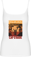 Damen Top mit Träger - Schweinchenstrand Cap DAgde -