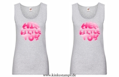 Damen Tanktop “His Little Toy” oder “Her Little Toy”