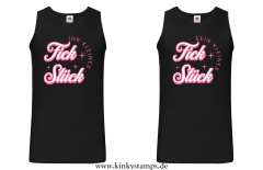 Herren Tanktop “Sein kleines Fickstück” oder “Ihr kleines Fickstück”