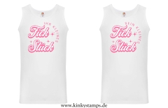 Herren Tanktop “Sein kleines Fickstück” oder “Ihr kleines Fickstück”