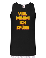 Herren Tanktop Viel Mimimi ich spüre