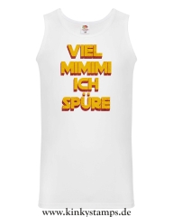 Herren Tanktop Viel Mimimi ich spüre