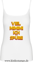 Damen Top mit Träger Viel Mimimi ich spüre