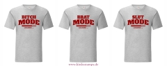 Herren T-Shirt wahlweise Slut, Brat oder Bitch mode loading