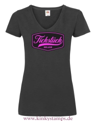 Damen T-Shirts V Ausschnitt Premium Fickstück
