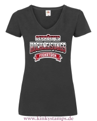 Damen T-Shirts V Ausschnitt Geprüftes Hochleistungs Fickstück
