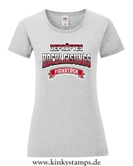 Damen T-Shirt rund Ausschnitt Geprüftes Hochleistungs Fickstück