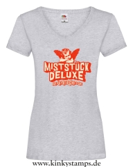 Damen T-Shirts V Ausschnitt Miststück Deluxe