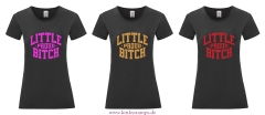 Damen T-Shirt rund Ausschnitt Little Proud Bitch
