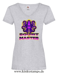Damen T-Shirts V Ausschnitt Squirt Master