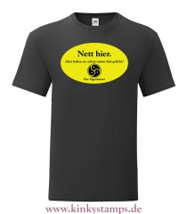 Herren T-Shirt Nett hier. Aber haben sie schon meine Sub gefickt?