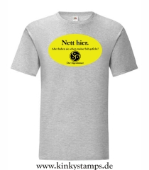 Herren T-Shirt Nett hier. Aber haben sie schon meine Sub gefickt?