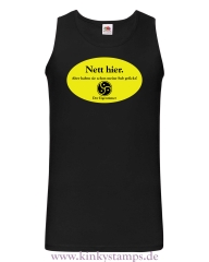 Herren Tanktop Nett hier. Aber haben sie schon meine Sub gefickt?