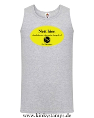 Herren Tanktop Nett hier. Aber haben sie schon meine Sub gefickt?