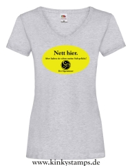 Damen T-Shirts V Ausschnitt Nett hier. Aber haben sie schon meine Sub gefickt?