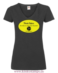 Damen T-Shirts V Ausschnitt Nett hier. Aber haben sie schon meine Sub gefickt?