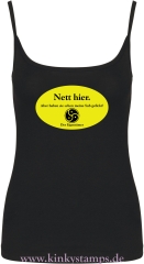 Damen Top mit Träger Nett hier. Aber haben sie schon meine Sub gefickt?