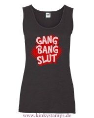 Damen Tanktop Gang Bang Slut