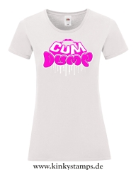 Damen T-Shirt rund Ausschnitt Cumdump