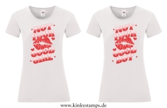 Damen T-Shirt rund Ausschnitt Wahlweise Not Your Good Girl/Boy