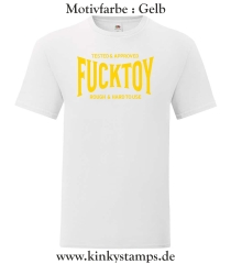 Herren T-Shirt Tested & Approved Fucktoy Roug & hard to use