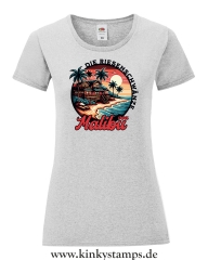 Damen T-Shirt rund Ausschnitt Die Riesenschwänze von Malibu
