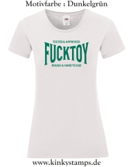 Damen T-Shirt rund Ausschnitt Tested & Approved Fucktoy Roug & hard to use