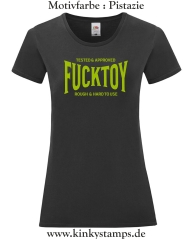 Damen T-Shirt rund Ausschnitt Tested & Approved Fucktoy Roug & hard to use