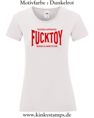 Damen T-Shirt rund Ausschnitt Tested & Approved Fucktoy Roug & hard to use