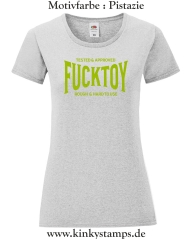 Damen T-Shirt rund Ausschnitt Tested & Approved Fucktoy Roug & hard to use