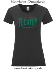 Damen T-Shirt rund Ausschnitt Tested & Approved Fucktoy Roug & hard to use