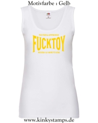 Damen Tanktop Tested & Approved Fucktoy Roug & hard to use