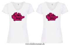 Damen T-Shirt mit V Ausschnitt wahlweise Sein/Ihr Lieblingsstück