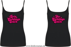 Damen Top mit Träger wahlweise Sein/Ihr Lieblingsstück